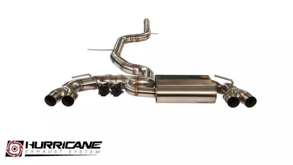 Hurricane Exhaust 3.5" ECE Klappenanlage für Cupra Leon 300 4 KL Hurricane Exhaust 3.5" ECE Klappenanlage für Cupra Leon 300 4 KL